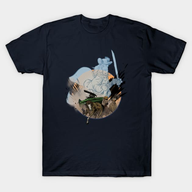 The Haunted Carriage T-Shirt by ThirteenthFloor